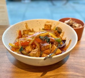 Spicy Bell Pepper Tofu  at Bay of Burma  in San Francisco