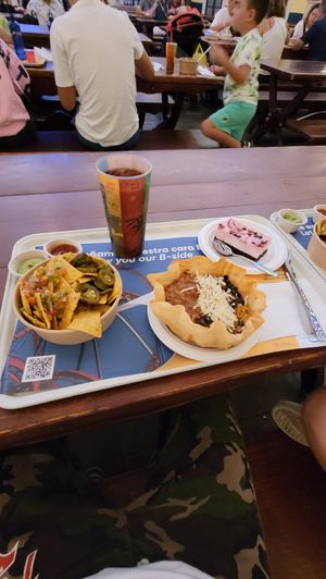 Mexican menu at PortAventura World in Tarragona