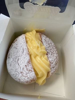 Vegan Custard donut   at Daniel's Donuts Southern Cross in Docklands