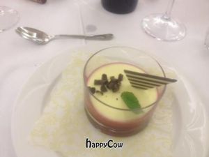 dessert as part of 5 course vegetarian banquet at Seehotel in Graun Im Vinschgau
