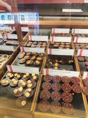 Vegan chocolates at Laurent Gerbaud Chocolatier in Brussels