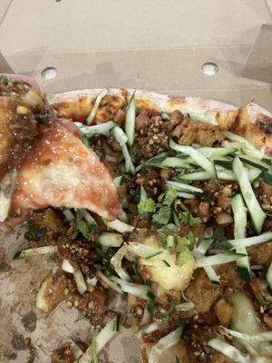 The cheese won't spread, but as long as it tastes good, it's fine!  at Vegan House - Bukit Damansara in Kuala Lumpur