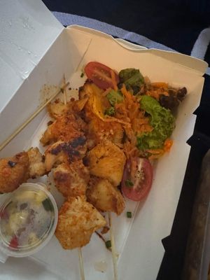 Cajun mushroom skewers   at Vegan House - Bukit Damansara in Kuala Lumpur