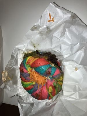 rainbow bagel   at Vegan House - Bukit Damansara in Kuala Lumpur