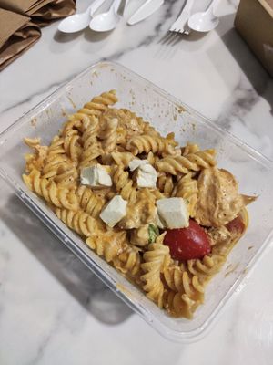 Curry pasta at Vegan House - Bukit Damansara in Kuala Lumpur