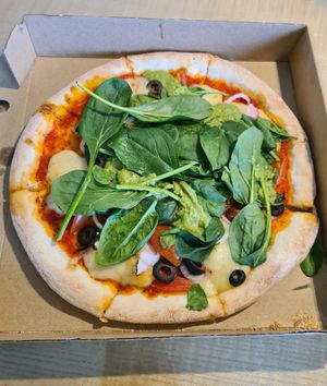 Veganista pizza at Vegan House - Bukit Damansara in Kuala Lumpur