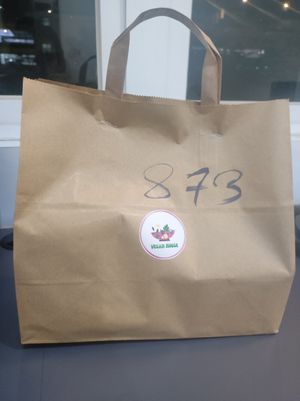 i like the bag 😃 at Vegan House - Bukit Damansara in Kuala Lumpur