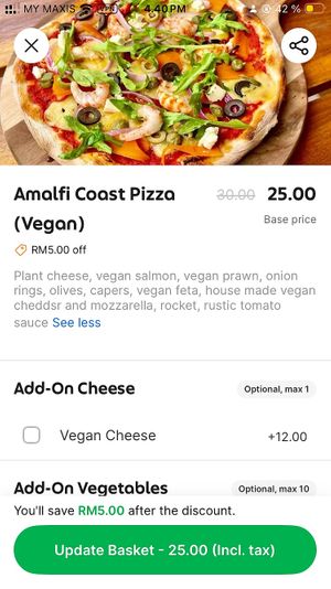 Amalfi coast ingredients😄 at Vegan House - Bukit Damansara in Kuala Lumpur