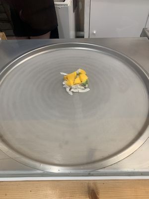 Mango and coconut   at Chop and Roll in Kos