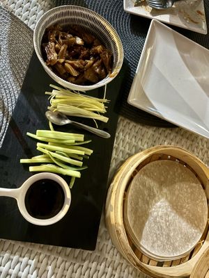 Jackfruit pancakes   at Cava in Teulada