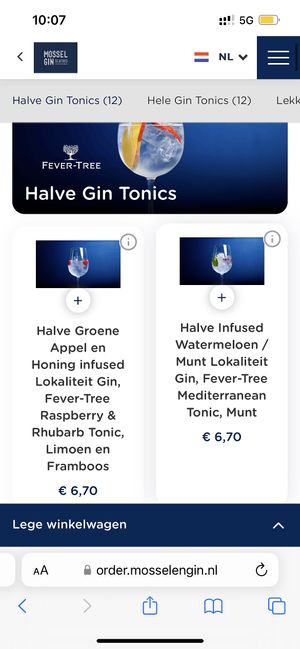   at Mossel & Gin in Amsterdam