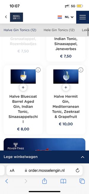   at Mossel & Gin in Amsterdam