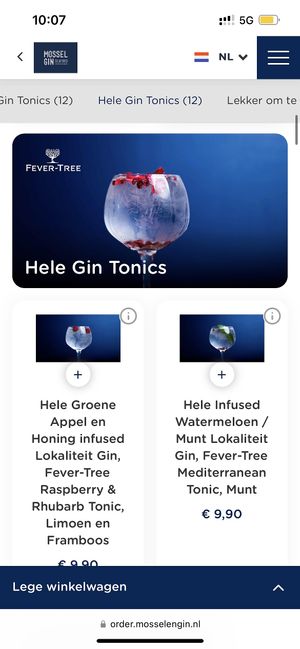   at Mossel & Gin in Amsterdam