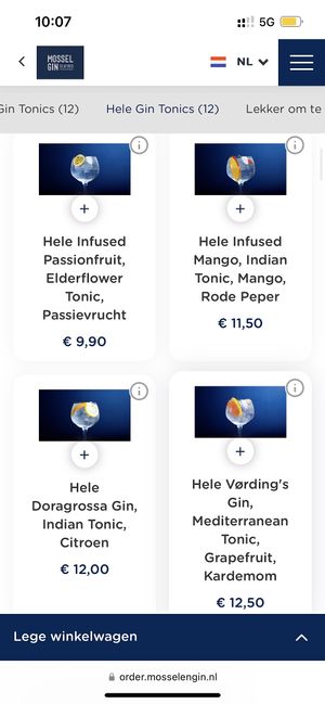   at Mossel & Gin in Amsterdam