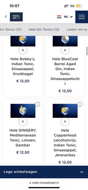   at Mossel & Gin in Amsterdam