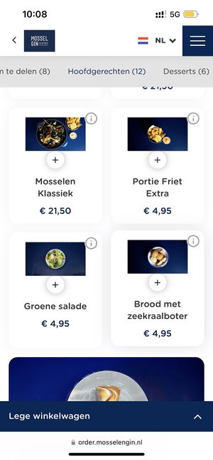   at Mossel & Gin in Amsterdam