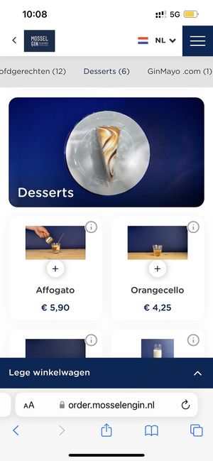   at Mossel & Gin in Amsterdam