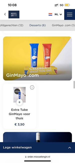   at Mossel & Gin in Amsterdam