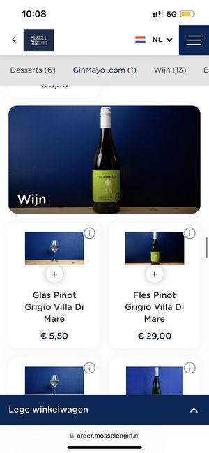   at Mossel & Gin in Amsterdam