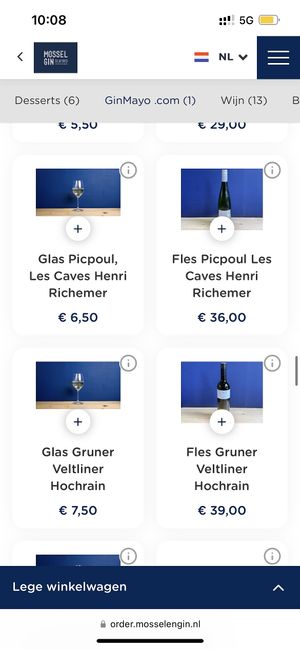   at Mossel & Gin in Amsterdam