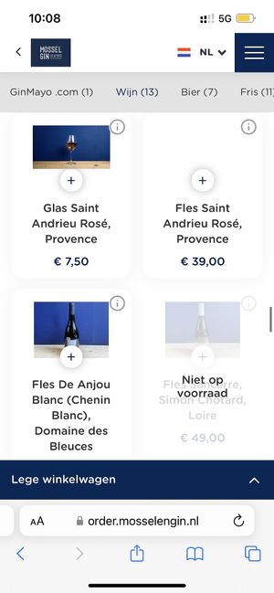   at Mossel & Gin in Amsterdam