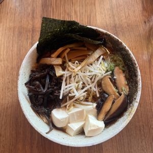 Vegan ramen  at Umamido Rive in Geneva