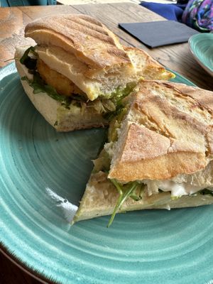 Avocado rösti sandwich  at A Little Lost in Munich