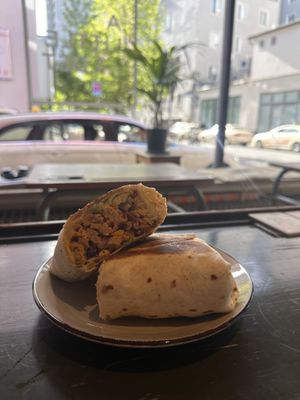 Chickun wrap  at A Little Lost in Munich