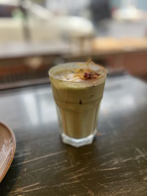 Matcha lattee  at A Little Lost in Munich