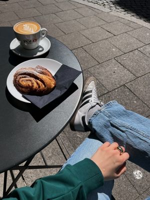 oat cappuccino   at A Little Lost in Munich