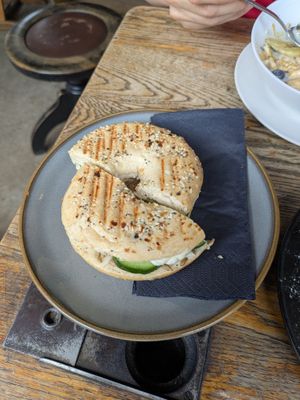 Cream cheese bagel: 5/5 Tasty and creamy!
 at A Little Lost in Munich