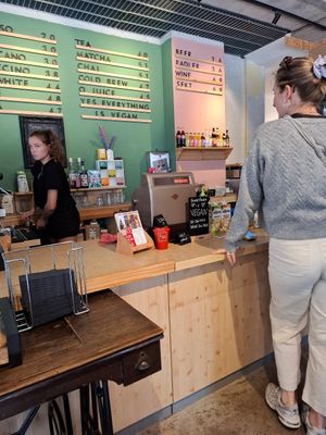 Order counter at A Little Lost in Munich