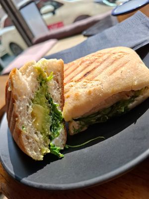 Avocado sandwich at A Little Lost in Munich