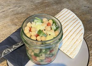 Chickpea Salad  at A Little Lost in Munich
