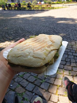 Avocado sandwich at A Little Lost in Munich