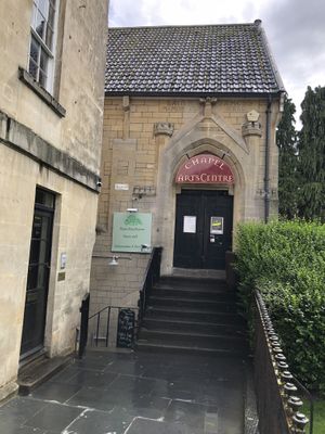 Follow the stairs down  at Plant. Eat. Licious in Bath