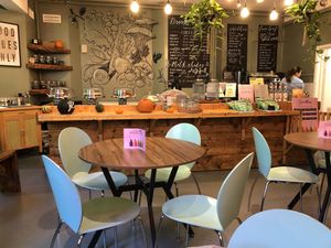 Lovely ambiance  at Plant. Eat. Licious in Bath