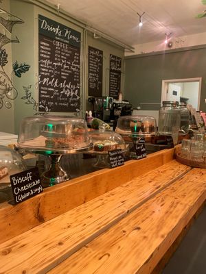 some unreal cakes and desserts!  at Plant. Eat. Licious in Bath