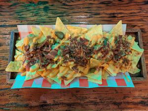 Nachos at Plant. Eat. Licious in Bath