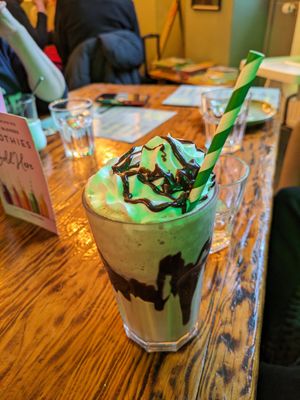 Chocolate Milkshake at Plant. Eat. Licious in Bath