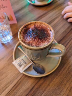 hot chocolate at Plant. Eat. Licious in Bath