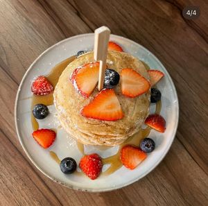 Pancakes!  at Plant. Eat. Licious in Bath