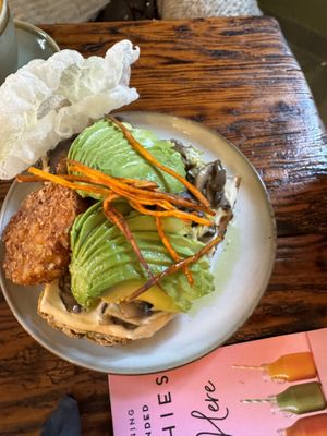 “Not Mushroom Left” with added avocadoo  at Plant. Eat. Licious in Bath