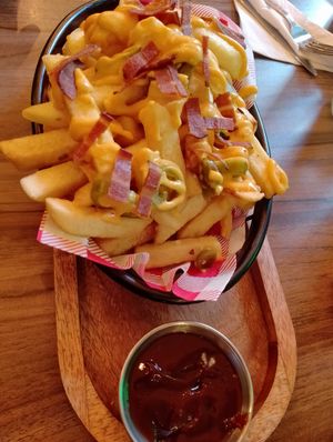 Dirty fries at Plant. Eat. Licious in Bath
