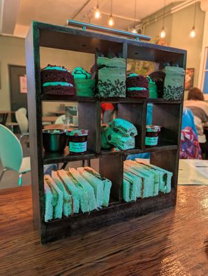 A little green tinted due to the lighting! at Plant. Eat. Licious in Bath