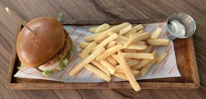 Miami Louisiana Chick 'n Burger (7/10) at Plant. Eat. Licious in Bath