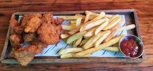 Vegan Oysterlicious Wings at Plant. Eat. Licious in Bath