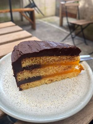Jaffa Cake Cake at Plant. Eat. Licious in Bath