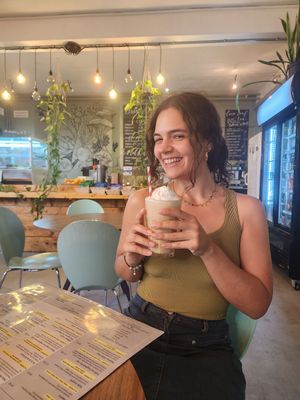 happy at Plant. Eat. Licious in Bath