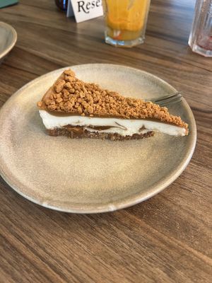 Biscoff cheescake   at Plant. Eat. Licious in Bath